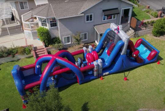 Spider man Obstacle Course Rental