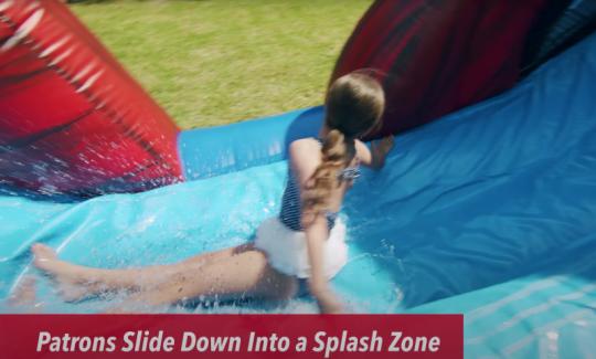 Spiderman Waterslide Rental