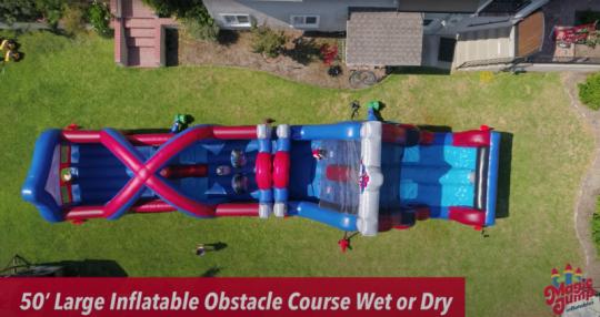 Spider Man 50 Obstacle Waterslide