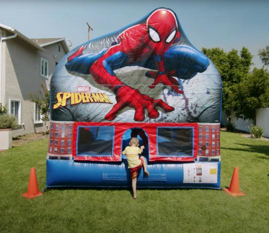 Spider Man Waterslide