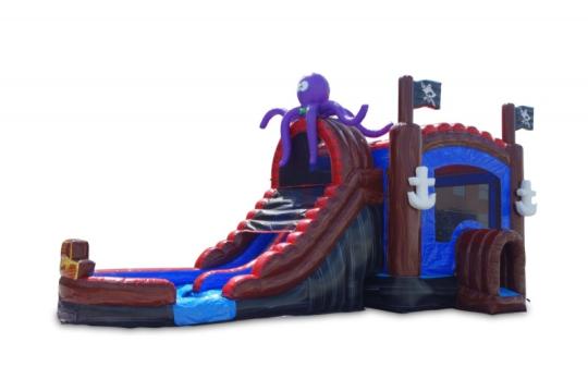 Large 5in1 Pirate Cove Combo Waterslide