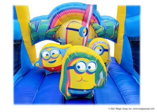 Despicable Me Minions 50 Obstacle Waterslide