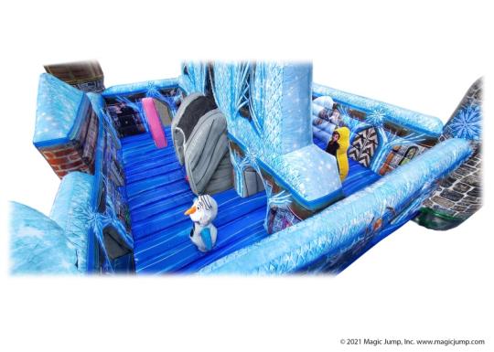Frozen Inflatable Playground Combo
