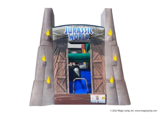 Jurassic World bounce and slide combo