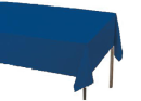 blue table covers