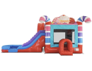 Large 5in1 Candy Combo Waterslide Dual Lane