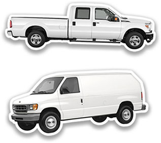 Pickup Truck or Cargo Van - Trailer a Plus